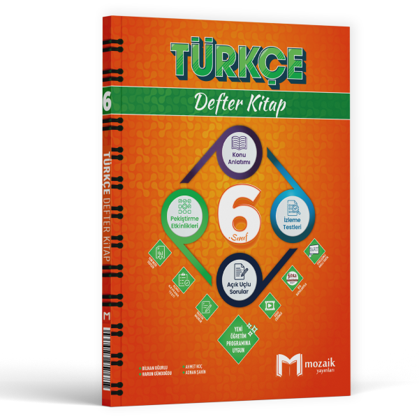 6.SINIF MOZAİK DEFTER TÜRKÇE - 2025-26